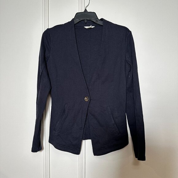 NEW Caslon XS Navy Cardigan Sweater - Picture 1 of 4